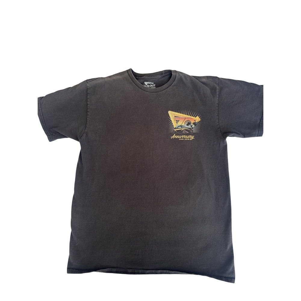 In-N-Out Burger 70th Anniversary Graphic Tee Men's Med Retro Streetwear Beach
